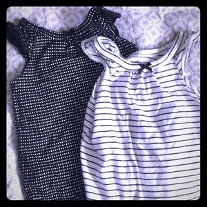 Two Carter’s NB onesies